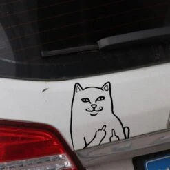 Stickers Voiture Chat Grossier 12 Stickers Voiture Chat Grossier -Beauf Land autocollant drole pour voiture 5