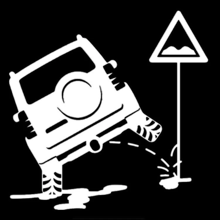 Stickers Voiture Urineuse 3 Stickers Voiture Urineuse – Image 2