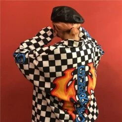 Chemise Flammes -Beauf Land chemise a imprime flamme 4