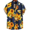 Chemise Tournesols -Beauf Land chemise a manche courte ringarde 2