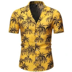 Chemise Blanche Palmier