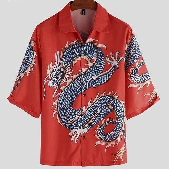 Chemise Dragon Bleu 4 Chemise Dragon Bleu – Image 2