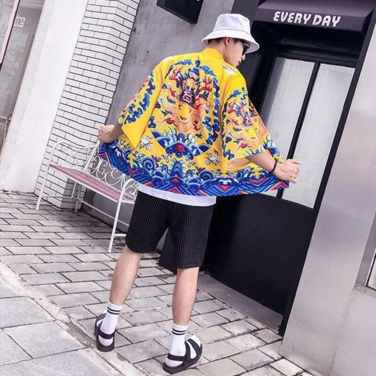 Chemise Dragon Jaune 5 Chemise Dragon Jaune – Image 3