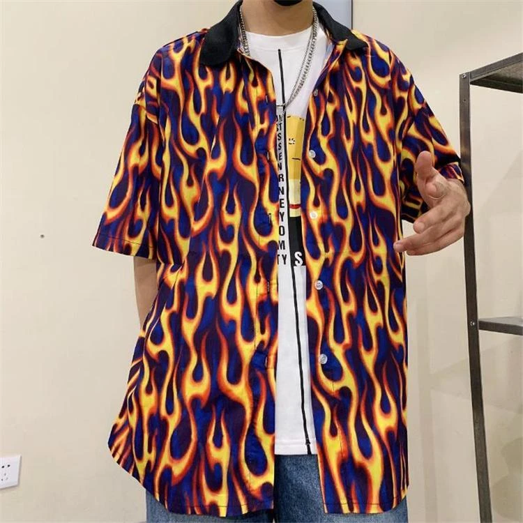 Chemise Flammes Femme 3 Chemise Flammes Femme