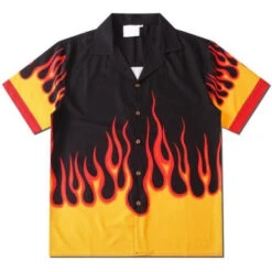Chemise Flammes Intenses