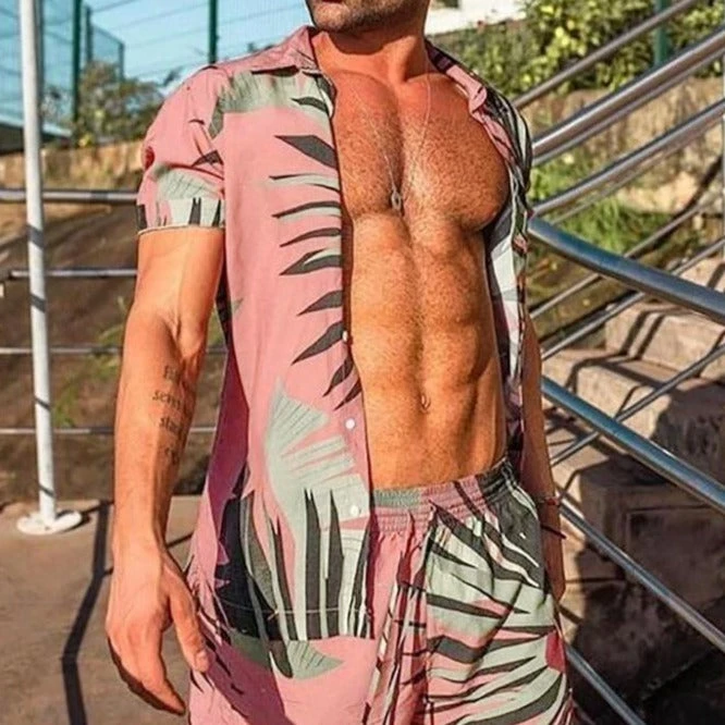 Chemise Hawaïenne Rose 4 Chemise Hawaïenne Rose – Image 2