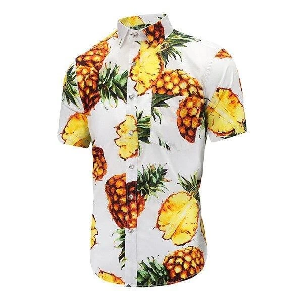 Chemise Ananas Bleue 5 Chemise Ananas Bleue – Image 3