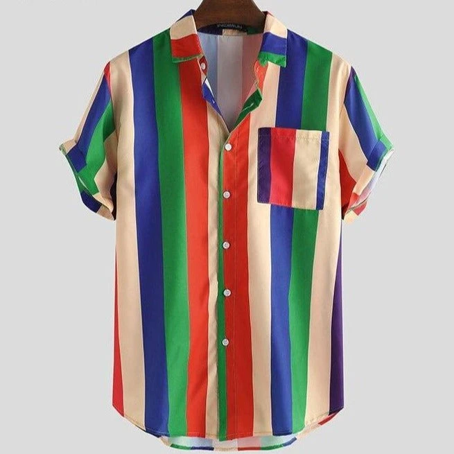 Chemise Multicolore à Rayures 5 Chemise Multicolore à Rayures – Image 3