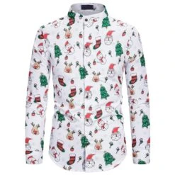 Chemise Motifs Noel