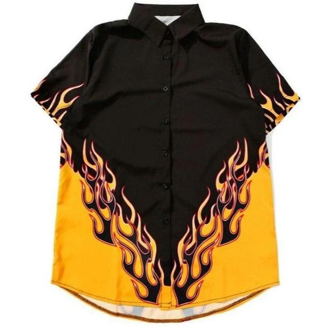 Chemise Flammes Chaudes 3 Chemise Flammes Chaudes