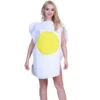Costume Œuf Au Plat 2 Costume Œuf Au Plat -Beauf Land costume rigolo femme 2