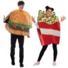Costume Frites & Hamburgers 2 Costume Frites & Hamburgers -Beauf Land deguisement couple humour 2