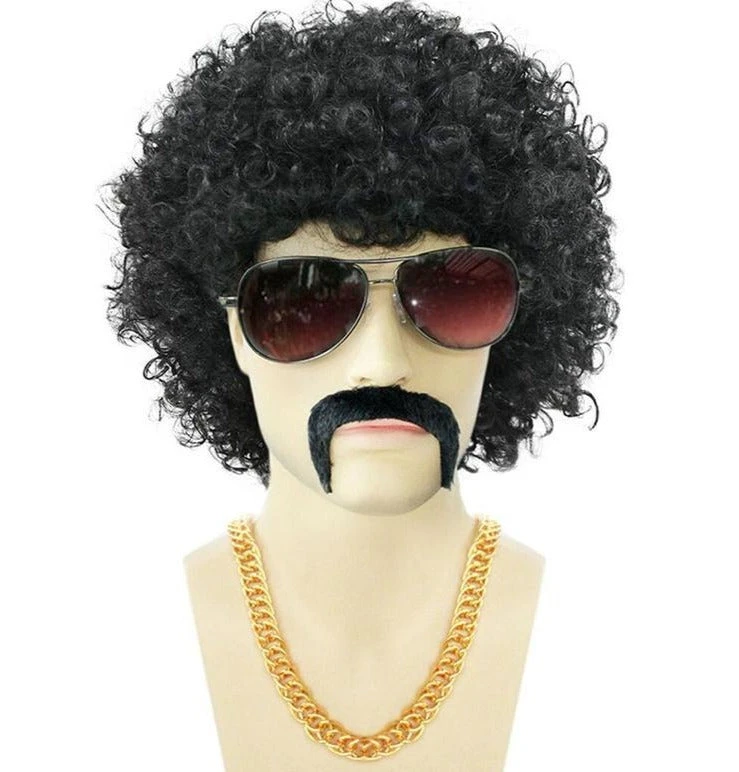 Perruque Frisée Noire 3 Perruque Frisée Noire