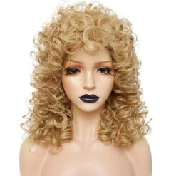 Perruque Blonde Frisée