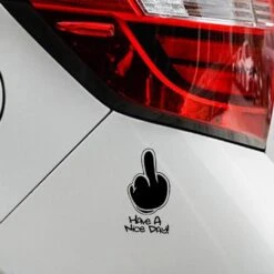 Stickers Doigt Honorifique 7 Stickers Doigt Honorifique -Beauf Land stickers rigolo pour voiture 3