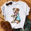 T-Shirt Chien Tatoué 1 T-Shirt Chien Tatoué -Beauf Land t shirt chien humour 2