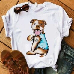 T-Shirt Chien Tatoué