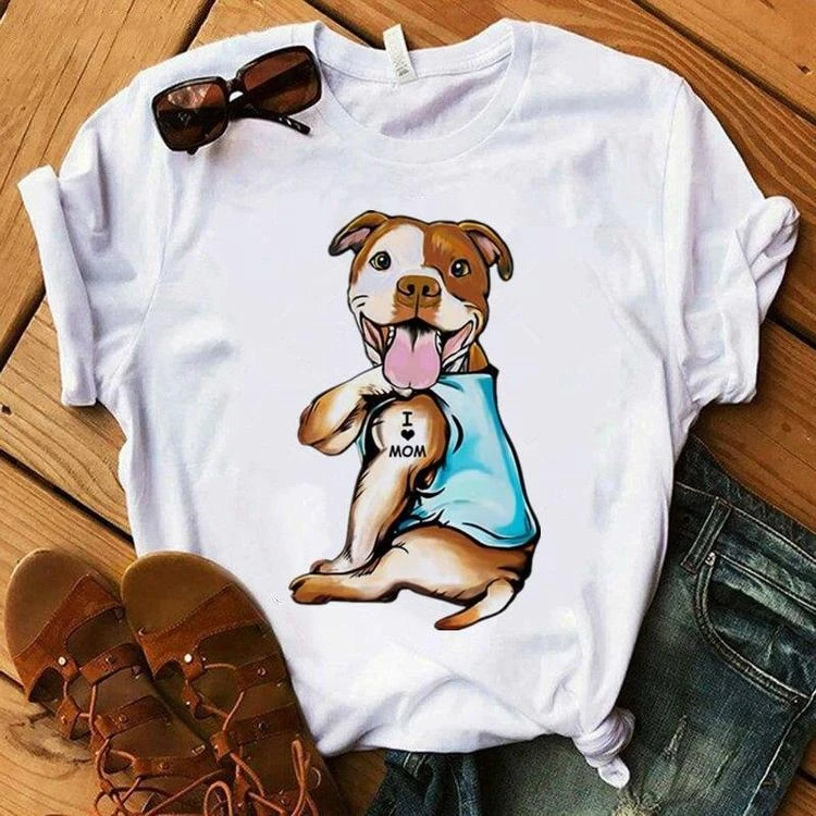 T-Shirt Chien Tatoué 3 T-Shirt Chien Tatoué