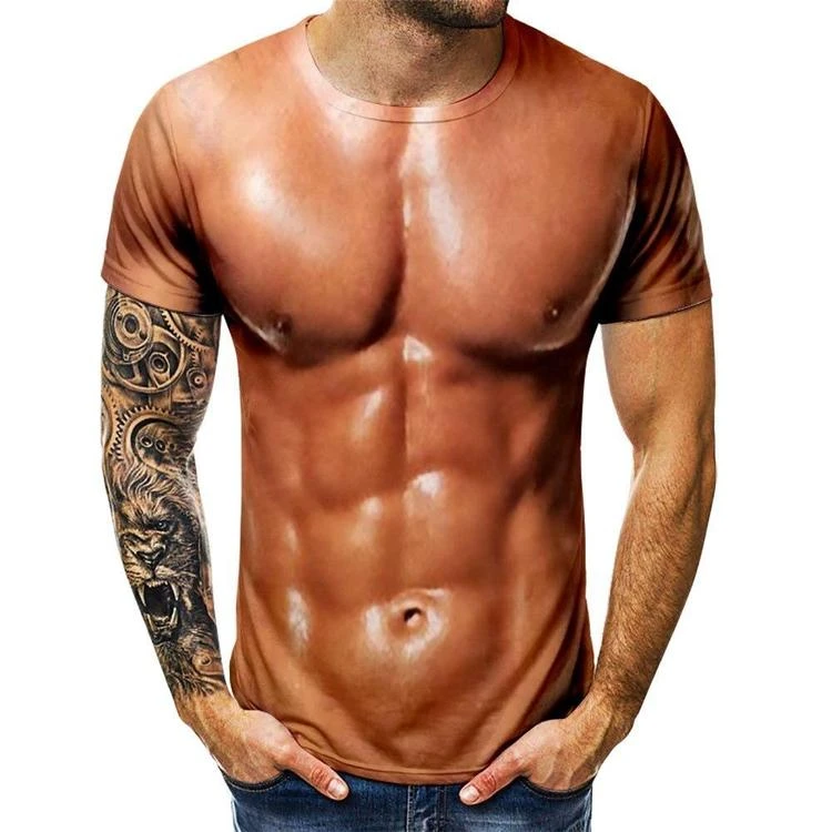 T-Shirt Effet Musclé 3 T-Shirt Effet Musclé