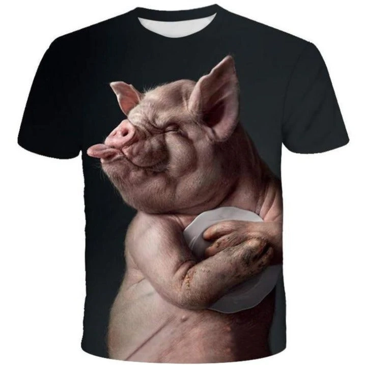 T-Shirt Cochon 3 T-Shirt Cochon