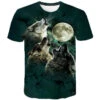 T-Shirt Loups Hurleurs