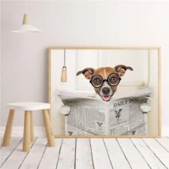 Poster Chien Bigleux